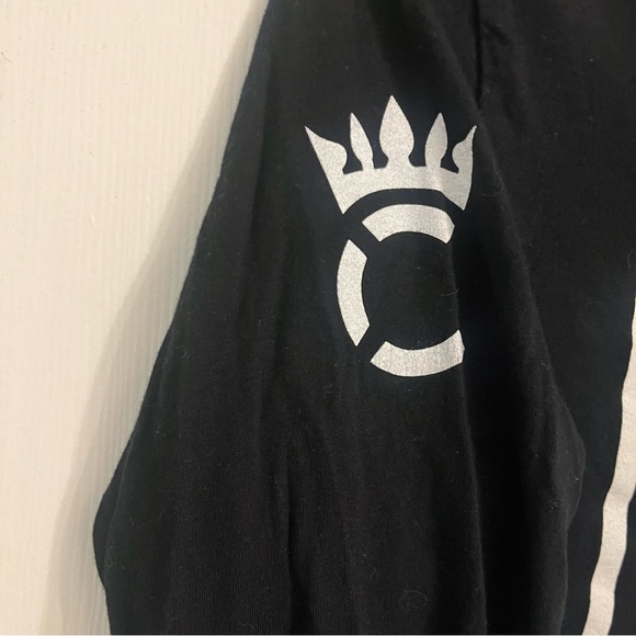 Bella + Canvas Medium Long Sleeve Shirt Graphic BLT DIF RNT Unisex Black White - Picture 2 of 7